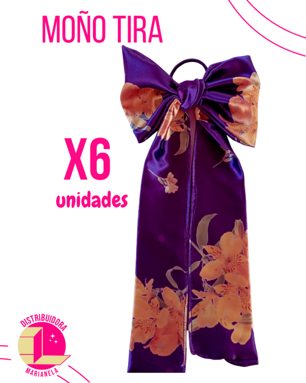 Producto - Colitas Moño con Tiras - Pack x6 unidades