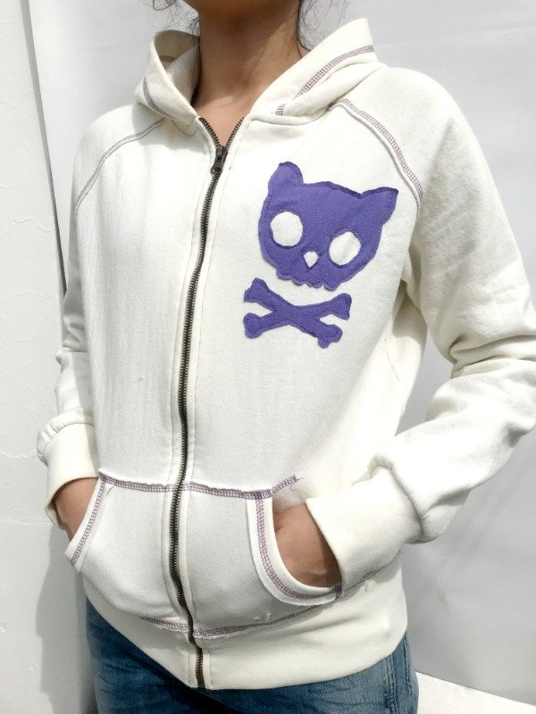Producto - Zip emo Cat Skull UNIK - 3