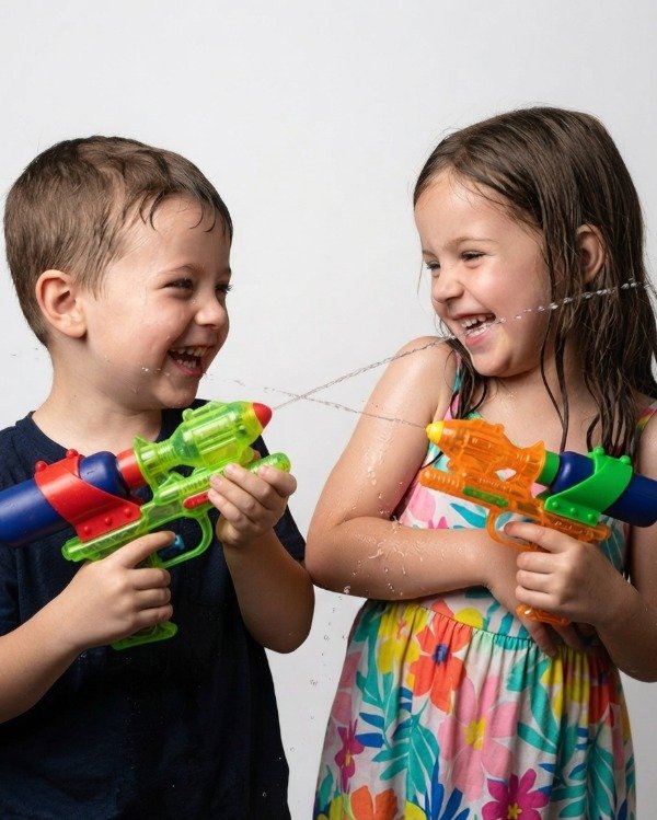 Producto - Pistola De Agua Plastica Para Niños Verano Regalo - 0