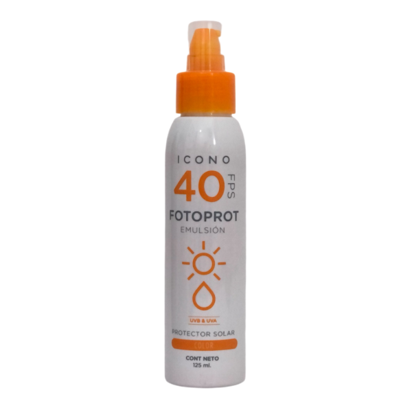 Producto - Fotoprot emulsion 40+ color