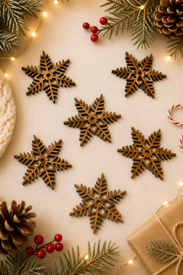 Producto - Copitos de nieve de fibrofácil