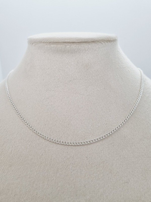 Producto - Cadena acero blanco grumet fina