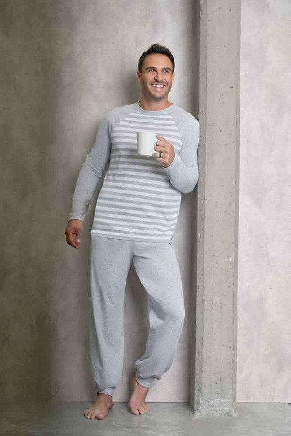 Producto - Pijama de Jersey XXL gris melange