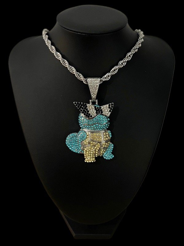 Producto - DIJE SQUIRTLE PLATA + COLLAR