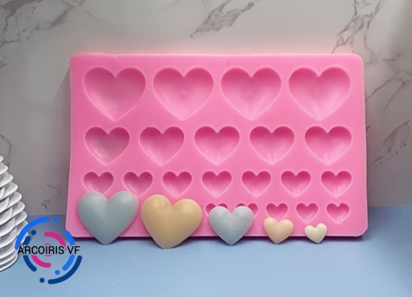 Producto - Molde corazones 4 medidas