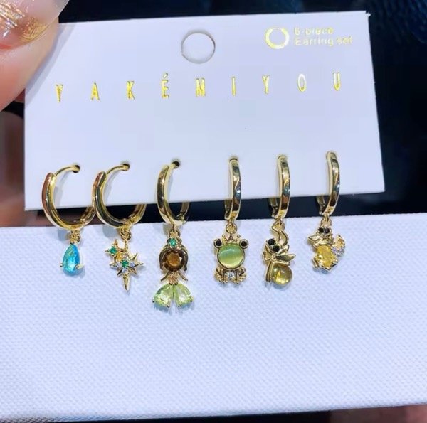 Producto - Set 6 aros de La princesa y el sapo