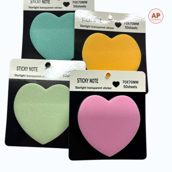 Producto - NOTAS ADHESIVAS CORAZON