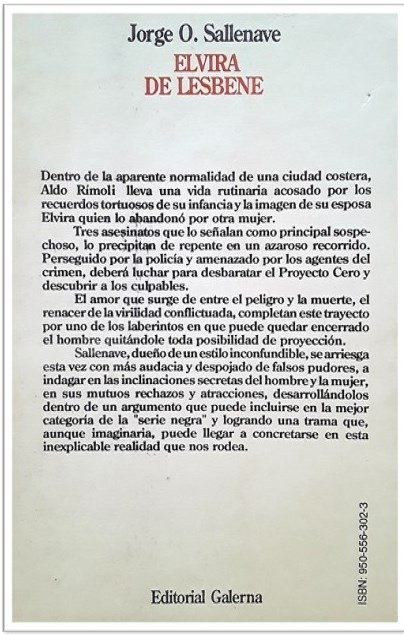 Producto - LIBRO ELVIRA DE LESBENE - 1