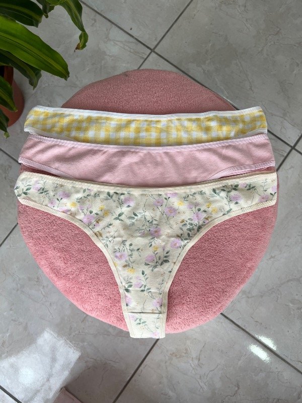 Producto - Pack x3 colaless algodón Frashe rosa - 0