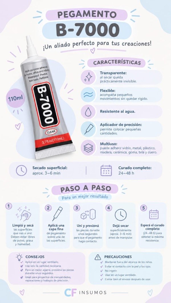 Producto - PEGAMENTO B-7000 - CF2676 - 0