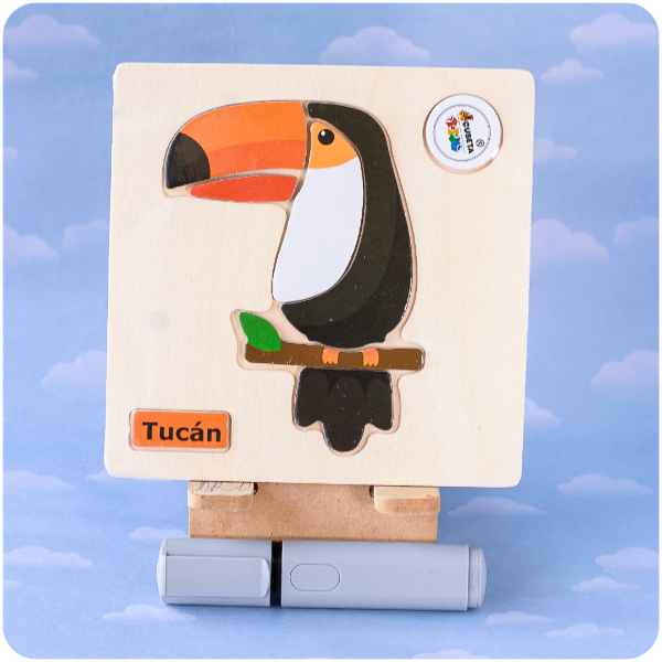 Producto - Rompecabeza Encastrable de Madera - Tucán