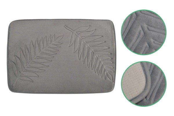 Producto - alfombra baño retangular HOJA 40x60cm