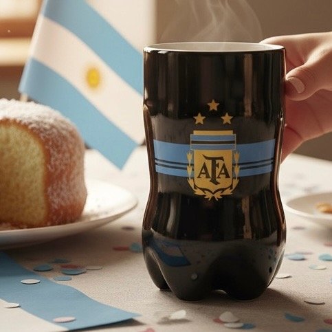 Producto - Ferchetto Negro de la selecciónde cerámica 500ccen caja