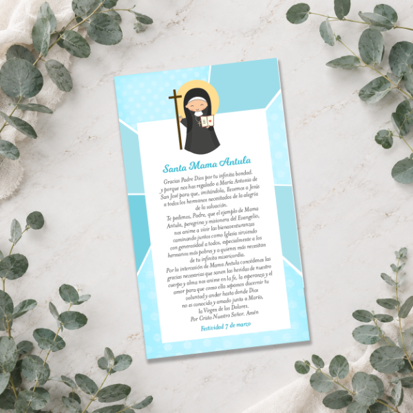 Producto - Estampitas Advocación con oración - 5