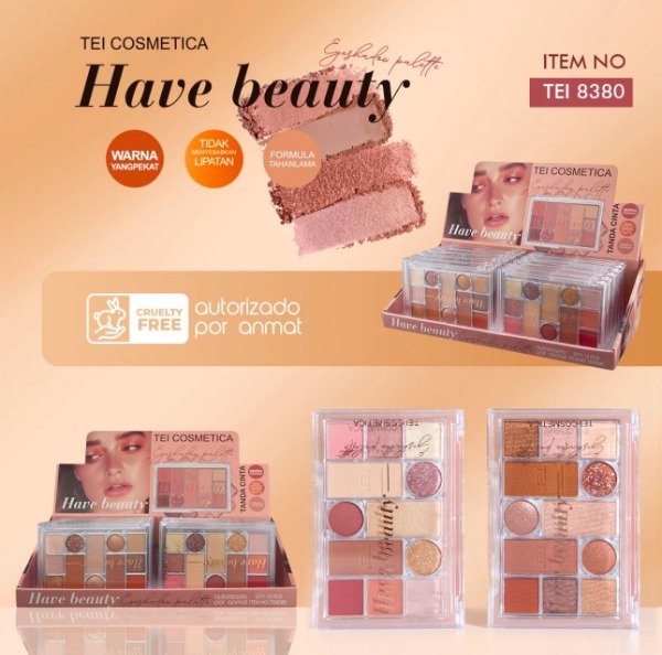 Producto - PALETA DE SOMBRA X12 TONOS HACE BEAUTY - TEI