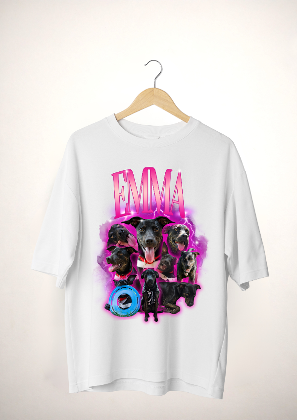 Producto - Remera mascota blanca