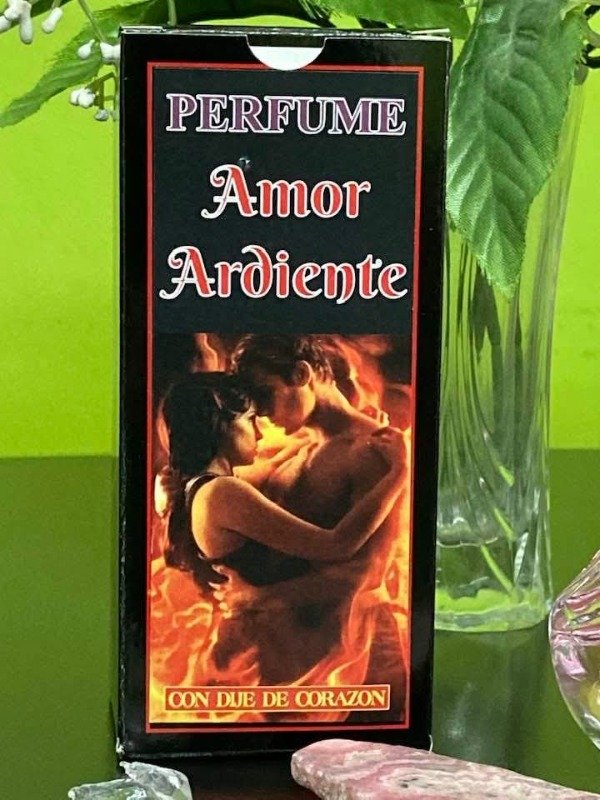 Producto - Loción Amor Ardiente con dije de Jaspe