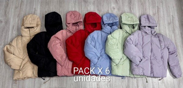 Producto - CAMPERA DAMA CALIDAD GOLD CON PIEL SATINADA(PACK X 6)