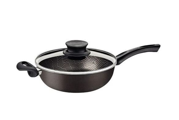 Producto - Sartén 24cm c/ tapa aluminio antiad. 2.8L Tramontina Paris 28518/624