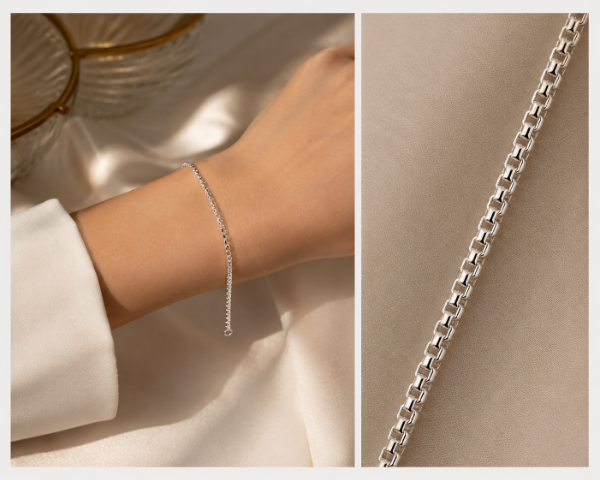 Producto - Pulsera doble minirolon Acero Blanco