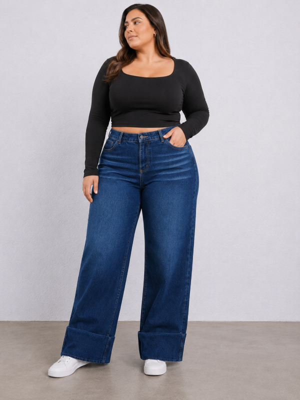 Producto - Wide leg azul - 0