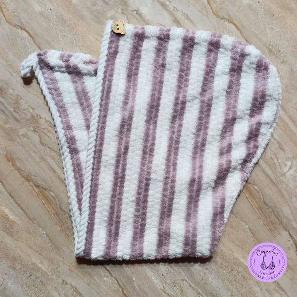 Producto - COFIA RAYADA DE MICROFIBRA (violeta) - 177