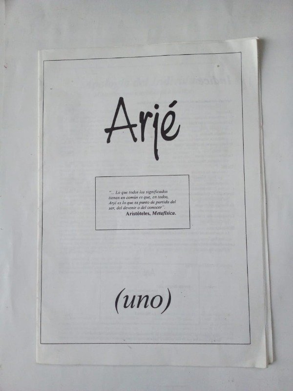 Producto - Arjé #1 - Crespi Dobal Granizo Stasevicius - Bahía Blanca