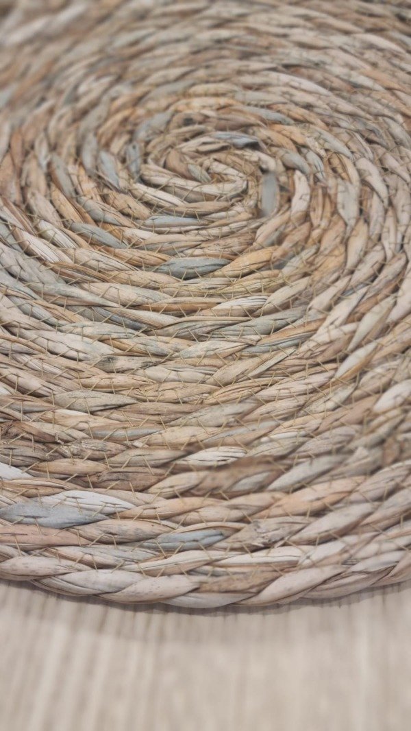 Producto - Individual fibras naturales- plato de sitio circular - 2