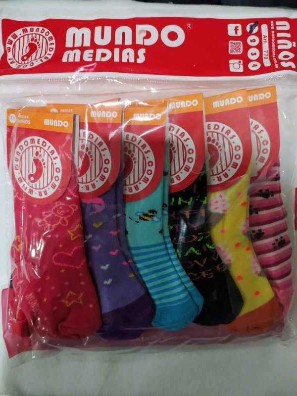 Producto - MEDIAS NIÑOS TALLE 4 X 12