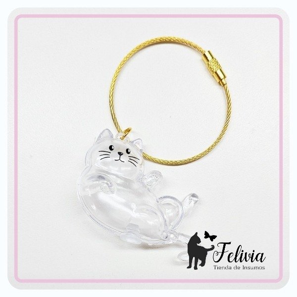 Producto - Llavero gatito para rellenar. Mod. 1