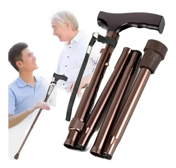 Producto - Bastón Plegable Ortopédico Aluminio Regulable - 0
