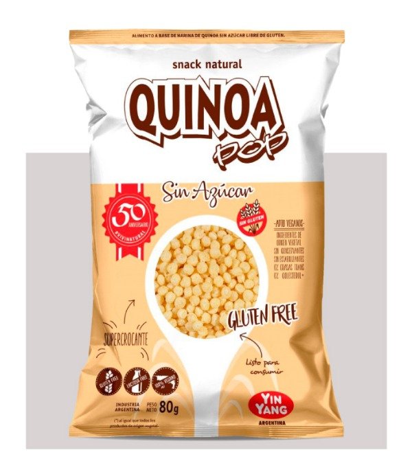 Producto - Quinoa pop Sin Azucar - YIN YANG