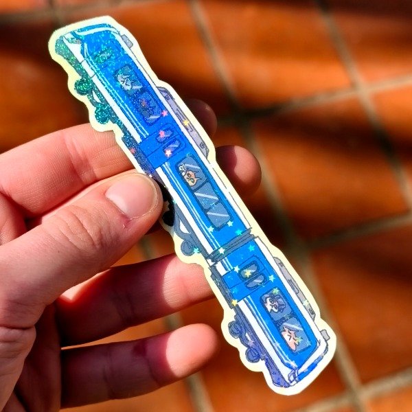 Producto - sticker tren (transportes) - 2
