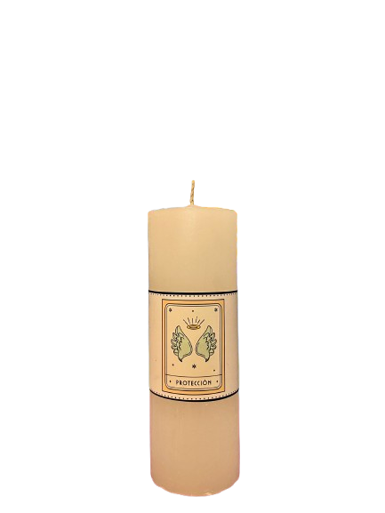 Producto - Velón blanco "Protección", 7D/7N