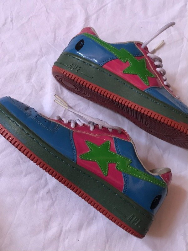 Producto - OG rare original Y2K Bapesta A bathing Ape for collectors. Size: 25/7.