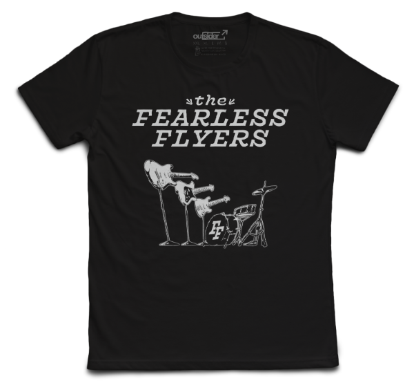 Producto - The Fearless Flyers - Remera Negra