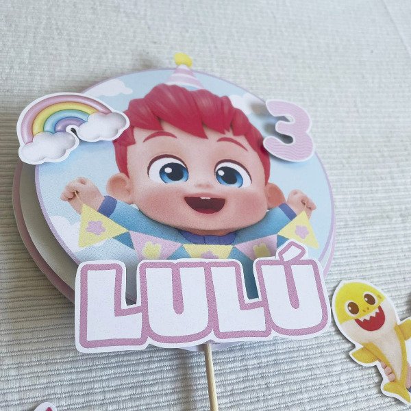 Producto - Topper 3d Bebe Finn