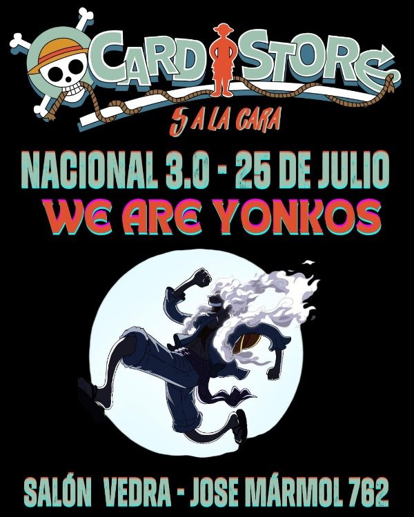 Producto - INSCRIPCION NACIONAL 3.0 WE ARE YONKOS