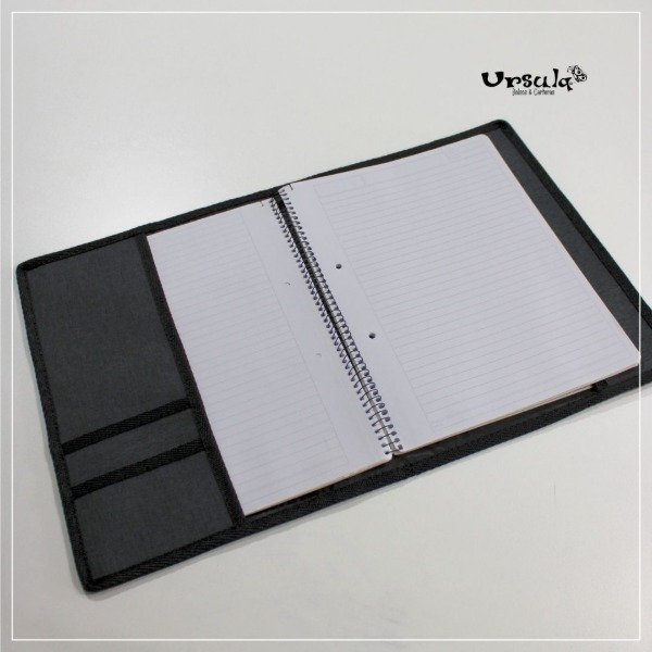 Producto - Funda para cuadernillo A4 (negro melange) - 1