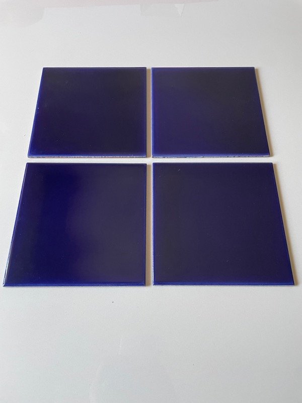 Producto - Azulejo 15 x 15 Color Azul Paris Brillante