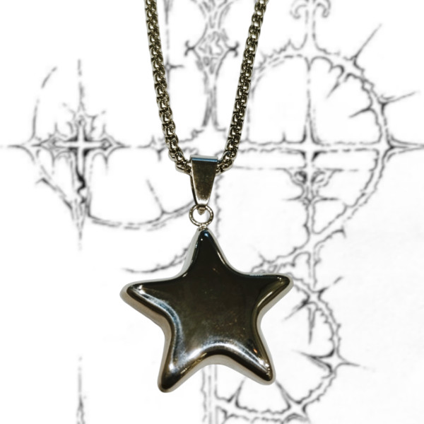 Producto - COLLAR ESTRELLA GRABADA A TU GUSTO ACERO CADENA 55CM