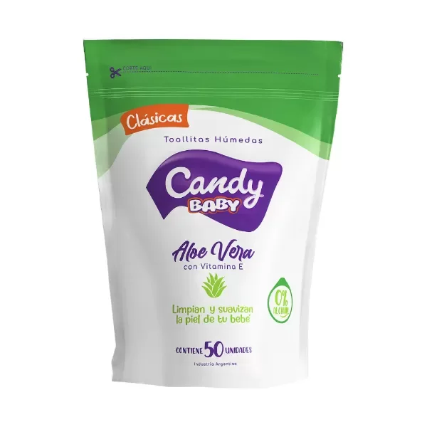 Producto - TOALLITAS HUMEDAS CANDY X 50UNI