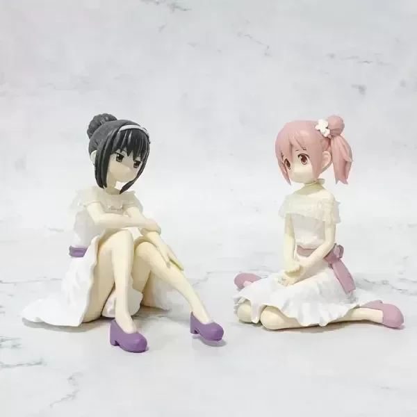 Producto - Figura Madoka y Homura Sentada - Madoka Magica - 10cm (ingrese para elegir)