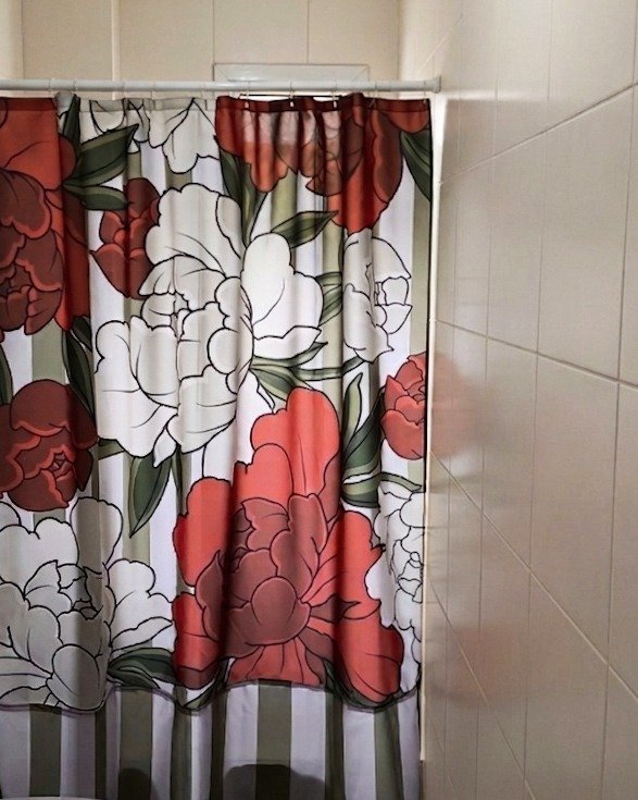 Producto - Cortina de Baño Peonias color