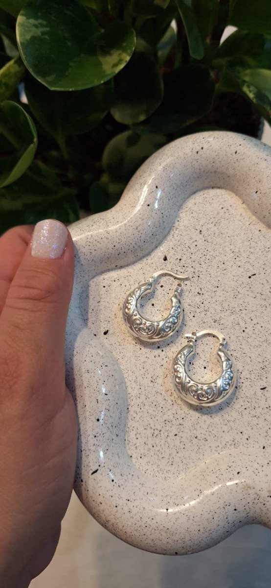 Producto - Argollitas Blanco Bali