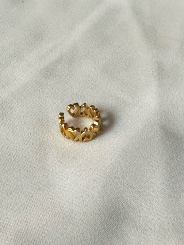 Producto - Cuff Corazones ACERO QUIRÚRGICO