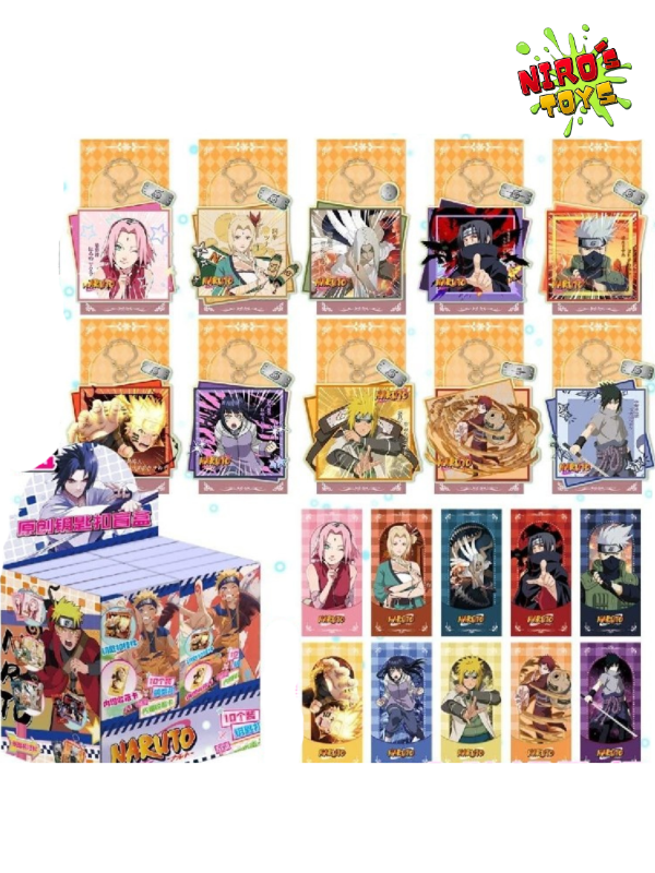 Producto - Naruto set x10 - Llavero Acrílico Naruto - Nirostoys