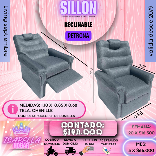 Producto - SILLON PETRONA COD:0129
