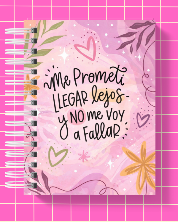 Producto - Agenda Perpetua  ME PROMETI LLEGAR ELEGI EL MODELO DE INTERIOR
