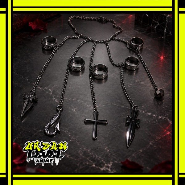 Producto - Set de Anillos con Cadenas Kurapika - Hunter x Hunter - 0